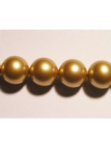 Swar Pearl 8mm Vintage Gold