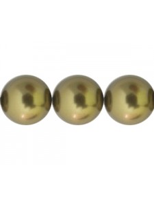 Swar Pearl 10mm Antique Brass