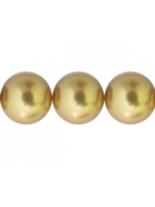 Swar Pearl 10mm Bright Gold