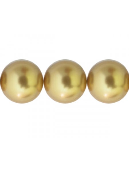 Swar Pearl 10mm Bright Gold