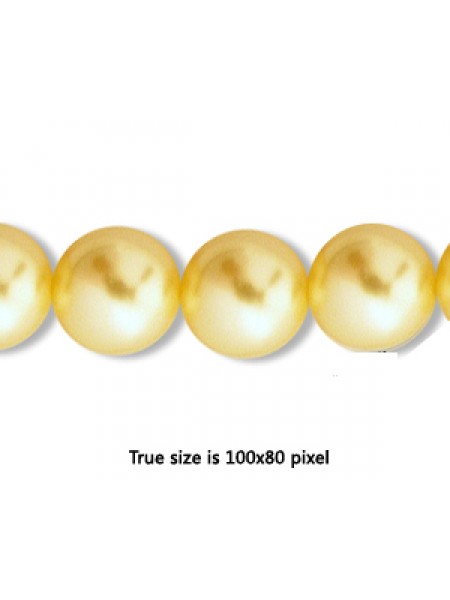 Swar Pearl 10mm Light Gold