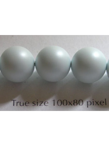 Swar Pearl 10mm Round Pastel Blue