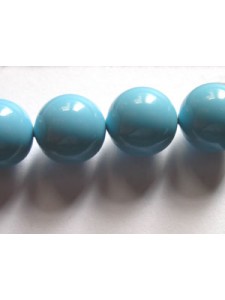 Swar Pearl  10mm Round Turquoise