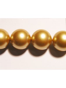 Swar Pearl 10mm Vintage Gold