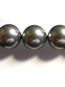 Swar Pearl 12mm Round Grey