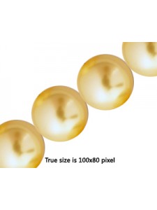 Swar Pearl 12mm Light Gold