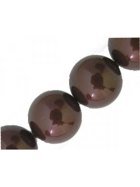 Swar Pearl 12mm Maroon