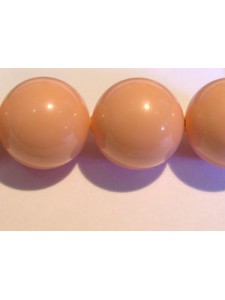 Swar Pearl  12mm Round Pink Coral