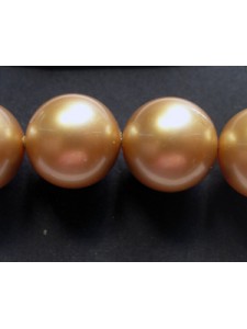 Swar Pearl 12mm Vintage Gold