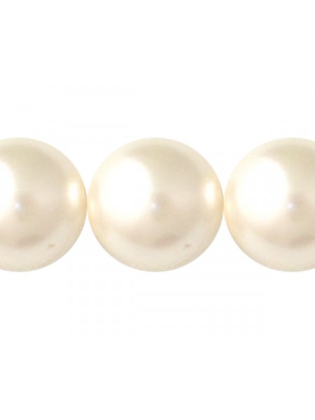 Swar Round Pearl 14mm Cream