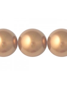 Swar Round Pearl 14mm Copper