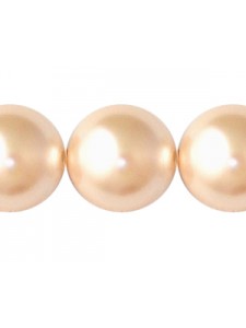 Swar Round Pearl 14mm Peach