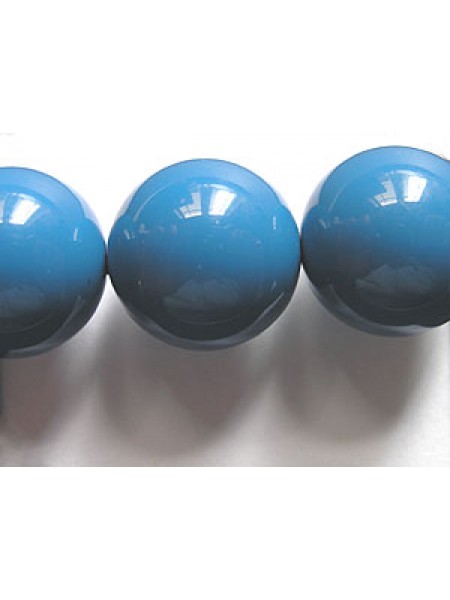 Swar Pearl 14mm Round Lapis