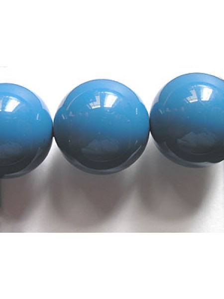 Swar Pearl  14mm Round Lapis