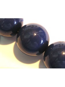 Swar Pearl  16mm Round Dark Lapis