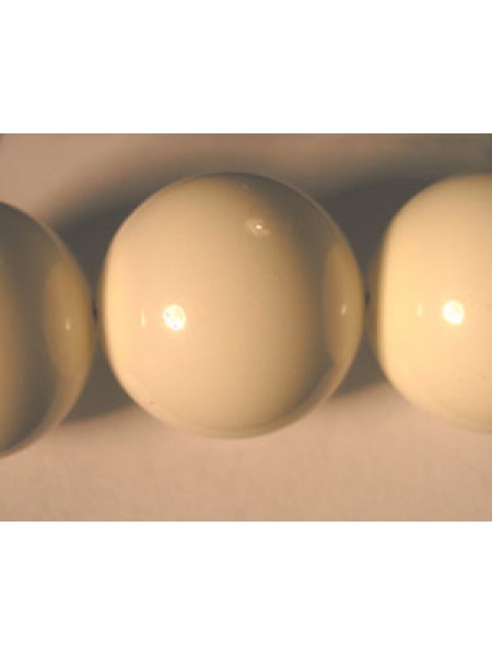 Swar Pearl 16mm Round Ivory