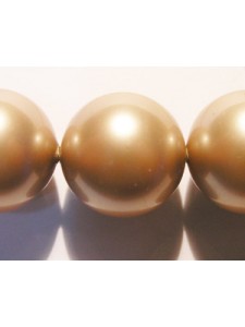 Swar Pearl 16mm Large hole Powder Almond