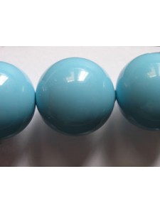 Swar Pearl 16mm Round Turquoise