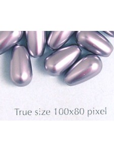 Swar Pearl Drop 11.5x6mm Mauve