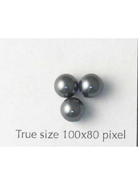 Swar Pearl 6mm Tahitian HALF DRILLED