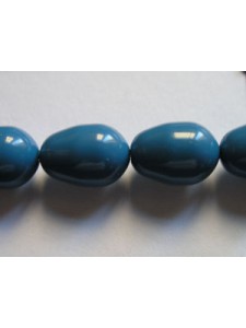 Swar Pearl Pear 11x8mm Lapis