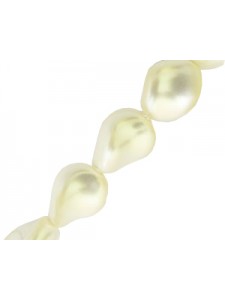 Swar Twist Pearl 9x8mm Cream R Lit