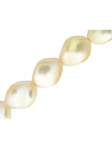 Swar Twist Pearl 9x8mm Cream Rose