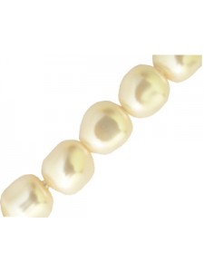 Swar Baroque Pearl 8mm Cream Rose