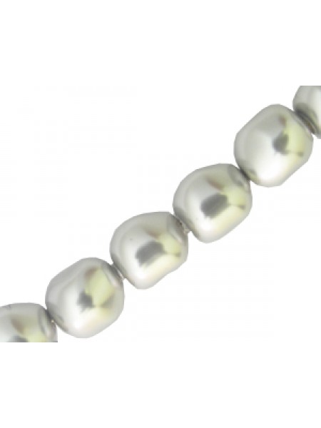 Swar Baroque Pearl 8mm Lt. Grey