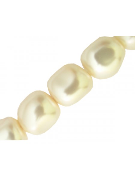 Swar Baroque Pearl 10mm Cream Rose