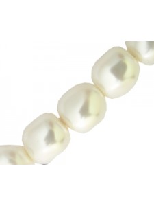 Swar Baroque Pearl 10mm Crystal White