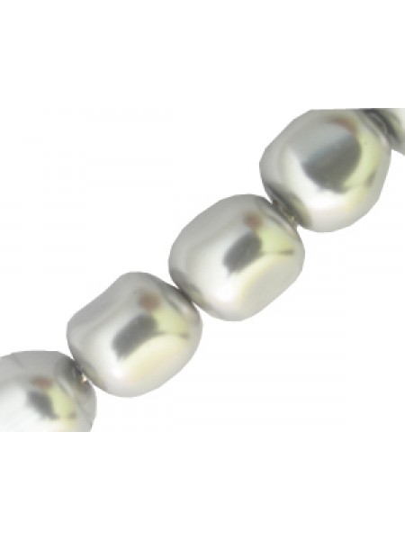 Swar Baroque Pearl 10mm Light Grey