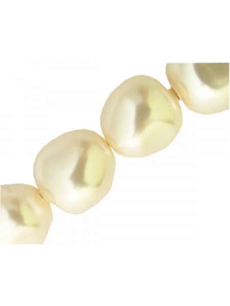 Swar Baroque Pearl 12mm Cream Rose