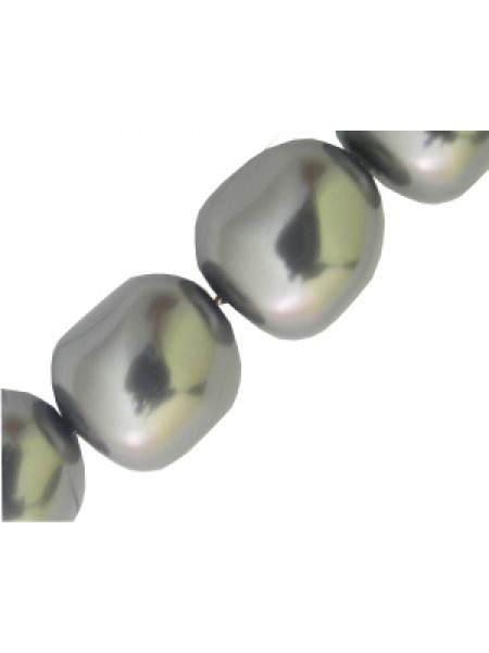 Swar Baroque Pearl 12mm Dark Grey