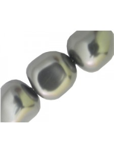 Swar Baroque Pearl 14mm Dark Grey