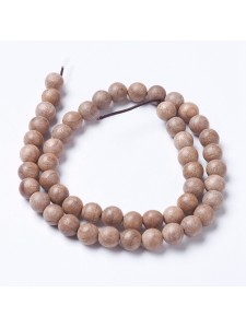 Burly Wood beads 8mm ~46 beads/strand