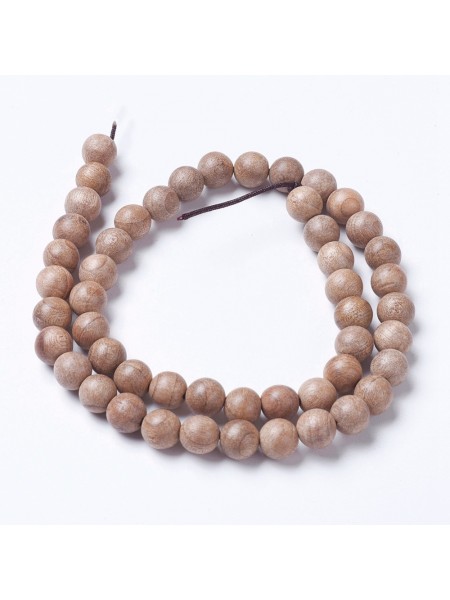 Burly Wood beads 8mm ~46 beads/strand