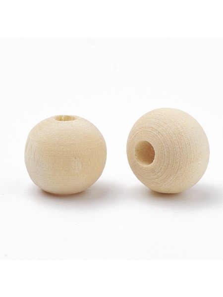 Wood bead 8mm Moccasin H:2mm 50gr ~300