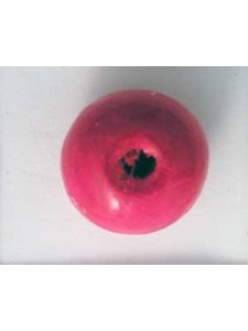 Wooden Bead 20mm (4.5mm H) Pink