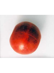 Wooden Bead 20mm (4.5mm H) Red