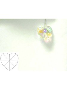Heart 28mm Clear AB
