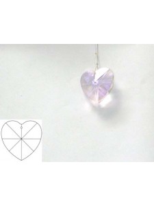 Heart 28mm Light Rose