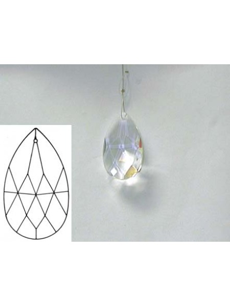 Multi Teardrop 38mm Clear Altern.Quality