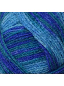 Lima Blue 100% Wool 100gr Teal Mix