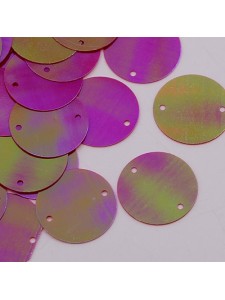 Sequin Round 20mm Magenta- 50gram