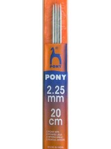 Pony Point 2 sets 20cm 2.25mm Grey Steel