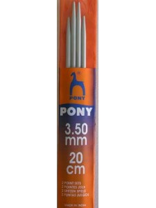 Pony Point 2 sets 20cm 3.50mm Grey Steel