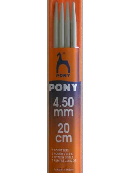 Pony Point 2 sets 20cm 4.50mm Grey Steel