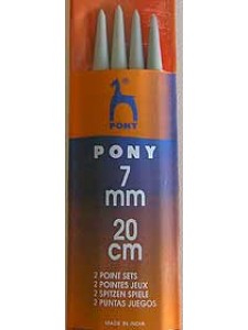Pony Point 2 sets 20cm 7.00mm Grey