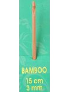 Pony Crochet Hook Bamboo 15cmx3mm